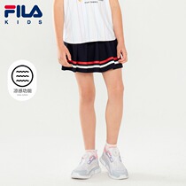 (Cool sense technology)FILA Fila childrens clothing girls culottes 2021 summer new childrens middle and large childrens tennis short skirt