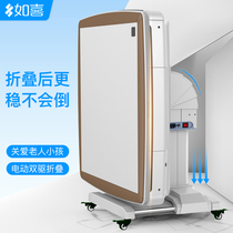 Ruxi Mini Modern simple dual drive roller coaster mahjong machine automatic electric folding mahjong table bass home