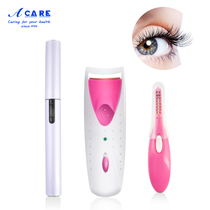 acare electric ironing eyelash curling small curling device mini non-injury eyelash heating setting natural non-charging