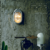 Annual ring PARK ZORING PARK retro cast aluminum wall lamp American industrial wind LED light corridor bar mirror headlight