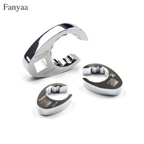 Taiwan imported Fanyaa plum blossom opening type oil pipe torque wrench head big flying medium flying joint square hole plug