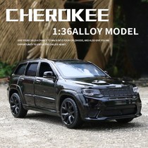 JEEP Grand Cherokee off-road vehicle Jeep SUV alloy car model boy metal toy car simulation car model