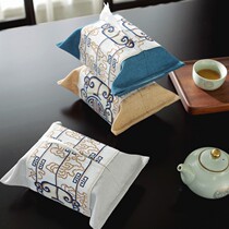 New Chinese Pumper Box Living Room Car Chinese Retro Towels Package Towels Package Carpenter Towels Car Towels