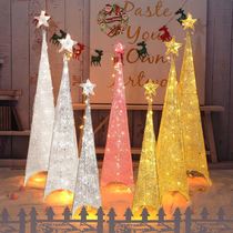 Christmas arrangement silver glowing wrought iron Christmas tree emulation christmas tree 1.5m 2021 small