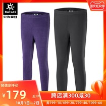 KAILAS kailerstone autumn and winter outdoor sports men and women warm close-fitting thin medium-thickness inside and outside wearing fleece pants