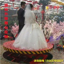 Custom round square electric hydraulic remote control lifting rotating stage bar wedding performance props display table