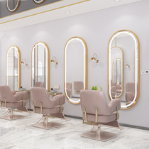 Barber mirror hair salon special hair salon hair mirror beauty salon cloakroom office mirror integrated landing