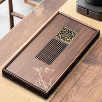 Simple bamboo home Chinese tea tray kung fu tea set tea sea tea table kung fu tea set tray water storage type dry bubble plate
