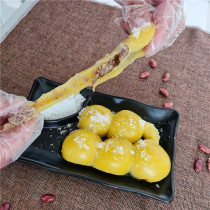 Old-fashioned handmade sugar-free low-fat sticky glutinous rice rhubarb rice red kidney bean rice cake northeast specialty