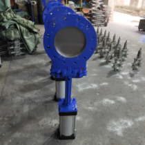 Manufacturers produce pneumatic knife gate valve PZ673H-10C cinder mud valve pneumatic flapper valve PN16