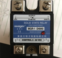 Megel Single Phase Solid State Relay ssr-40da MGR-1 D4840 40A DC controlled AC DC-AC