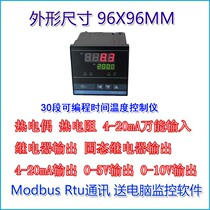 Multi-stage programmable thermostat Time temperature controller