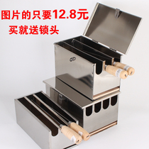 Stainless steel knife holder kitchen with lid knife Box Kitchen rack covered knife box hotel large knife box Commercial