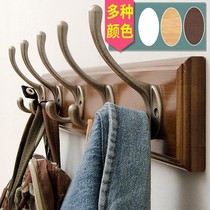 Clothes hanger row of strip wall-mounted bedroom wall hanging hanger wall hanging wall hanging frame punching hanging clothes hook