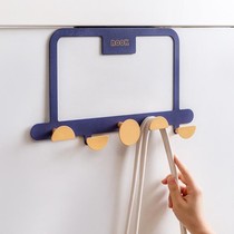 Post door rear hanger free of punching hooks No trace door rear hook clothes hanger hanging clothes hanger sticking hook door containing shelf
