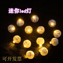 led decorative handmade light DIY Pumpkin warm white colored light mini candy small ball button battery unplugged model