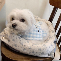 ins Wind Korea pet saliva towel cat collar dog scarf small dog bib cat scarf cute