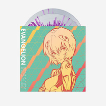 On the way Neon Genesis Evangelion limited purple splash color glue 2LP EVA vinyl record SF