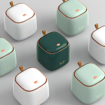 Desktop trash can press type living room light luxury debris bucket car home desk restaurant storage tube trash can