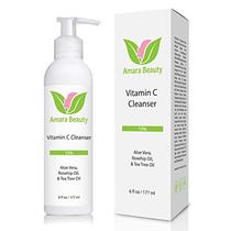 Facial Cleanser with 15% Vitamin C Aloe Vera Rosehip Oil-
