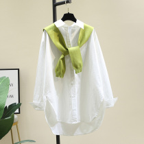 Classic JI to Korea summer new thin shawl shirt womens long loose thin long sleeve sunscreen suit