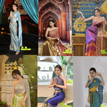 22 new Thai traditional clothing womens suit Dai Songkran Festival dress welcome suit Work clothes Photo studio clothing rental