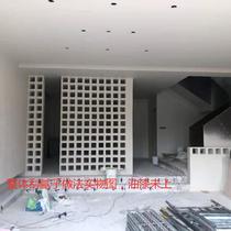 Cement hollow brick partition clear water garden brick landscaping?Home plastic building six-hole modeling single-hole square brick