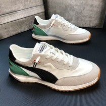 Handsome out of the street young and energetic~MAROLIO white shoes mens summer breathable all-match casual sports canvas shoes