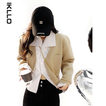 French high-end fashion ladies lazy small fragrance short knitted cardigan jacket early autumn 2022 new womens clothing