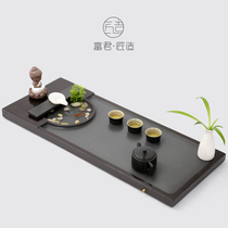 Creative water tea plate stone household living room Simple large size Wu Jinshi tea table Kung Fu tea set Stone tea sea