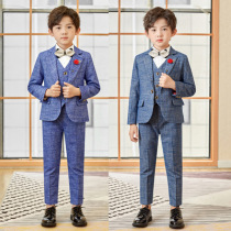 Childrens suit dress autumn and winter new middle and big children flower girl host piano performance clothes boy birthday small suit