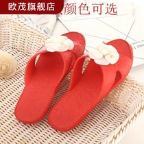 South Korea ladies slippers summer home indoor soft bottom bath non-slip home couples home sandals ultra light