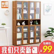 Xinjiang Gobookshelf Landing Bookcase Desktop Upper Small Shelf Simple Bedroom Non Solid Wood Containing Living Room