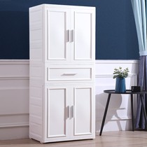 Thickened baby wardrobe childrens storage cabinet plastic drawer type locker simple wardrobe baby clothes finishing cabinet