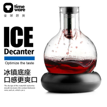 Crystal glass fast red wine decanter pot household luxury high-end European personality creative ice wine decanter