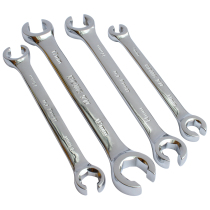 Oil pipe wrench dual-purpose double-head opening fork fixed mouth brake pipe removal and loading special hexagon wrench auto repair tool