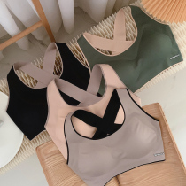 Incognito sports shockproof beauty back underwear women gather no rims correct chest humpback anti-sagging sleep bra cover