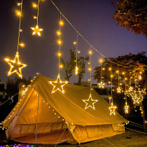 Solar Stars Light Strings Outdoor Waterproof Small Night Light Courtyard Garden Arrangement LED Festoons balcony Decorative Strings