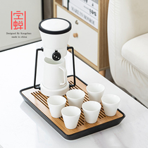 Empty Cicada automatic Kung Fu tea set Household teacup lazy tea artifact high-end office small set of teapots