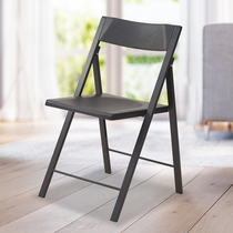 Simple folding chair portable back chair outdoor art press chair plastic chair home dining chair balcony dormitory stool