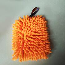 Chenille Coral Suede Rubbing Cart Gloves Bifacial Long Hairy Car Suspended Kitchen Cleaning Gloves
