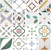 Nordic Net red color small flower tiles 300 kitchen bathroom balcony non-slip wear-resistant wall floor tile art background wall