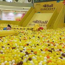 Shopping mall large million ocean ball pool large slide equipment childrens park slide project factory facilities customized