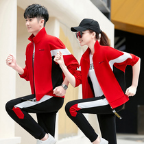 361 Sports Suit Women's Cotton Spring and Autumn Couple Casual Wear Jordan Nuo Men's Loose Running Suit Set of Three