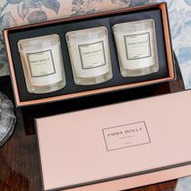 Emma Molly high-value essential oil smokeless non-tranquilizing Tanabata fragrance candle Cup with hand gift box