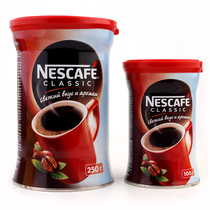 Russian imported brewing alcohol instant ultra-strong bitter pure black coffee iron barrel office no sugar added sugar