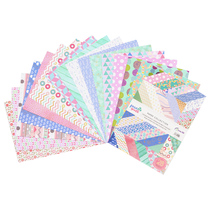 Wonderful home pure youth series A5A6 single-sided background material paper mixed set 180g a total of 28 dreamy style