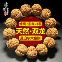 Kim Guo Bodhi string Nepal Cellular Twin Dragon Bracelet Walnut Play Bodhijah Root Root