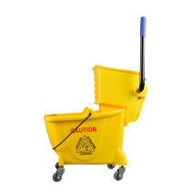 Baiyun water squeezer mop bucket bucket household hand-free wash mop bucket wash Mop Mop bucket cleaning cart