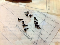 Black 3mm TWO FEET NAIL JUNK JOURNAL ACCESSORIES HANDBILL DECORATIVE MATERIAL MATERIAL ABOUT 50 GRAINS